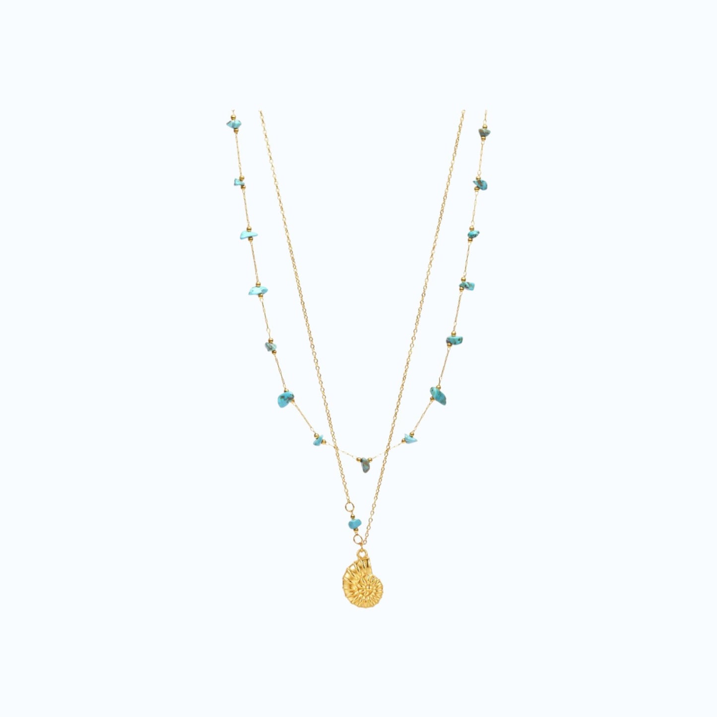 Collar Doble Concha
